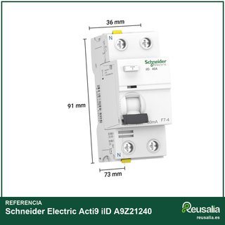 Schneider Electric Interruptor FI Acti9 iID 40A