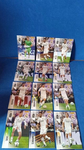 Lote cromos fútbol MGK 26/27 Real Madrid