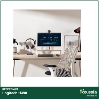 Logitech H390 auriculares USB sonido micrófono