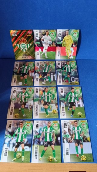 Lote Tarjetas Panini Real Betis 26/27 MGK