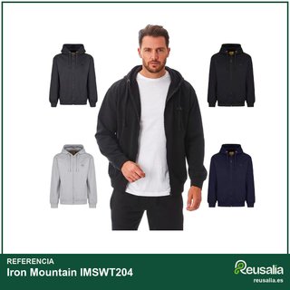 Iron Mountain sudadera con capucha cómoda talla 4XL
