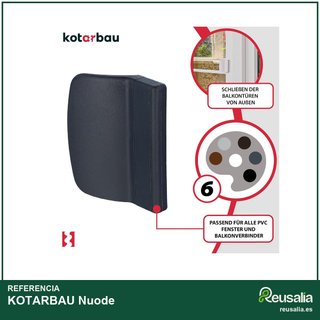 KOTARBAU manija balcón tirador puerta antracita