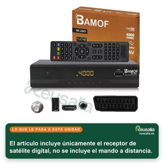 - hd-line Bamof BE-2607 sintonizador TDT digital