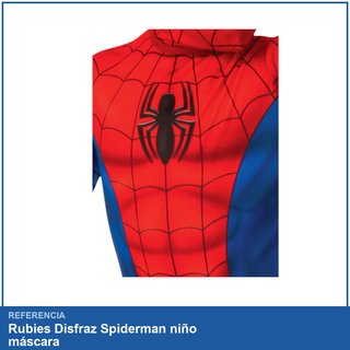 Rubies Disfraz Spiderman niño máscara