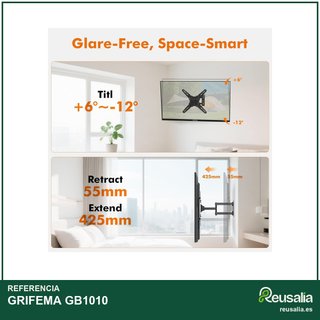 GRIFEMA GB1010 soporte TV pared giratorio
