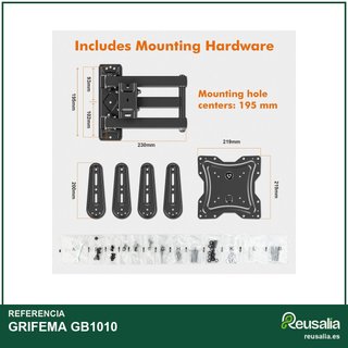 GRIFEMA GB1010 soporte TV pared giratorio