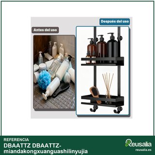 Estanteria ducha acero inoxidable colgar 2 niveles
