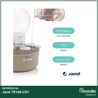 Jané esterilizador microondas biberones rápido