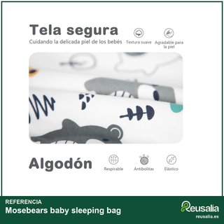 Mosebears saco bebé algodón orgánico invierno