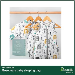 Mosebears saco bebé algodón orgánico invierno