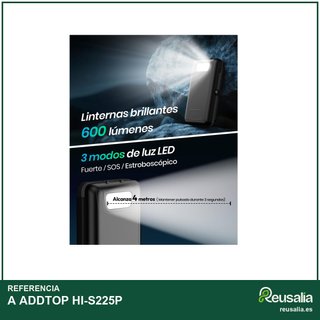 ADDTOP cargador solar 20000mAh portátil