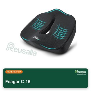 Cuscino per coccige Feagar con gel e schiuma a memoria di forma