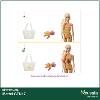 Mattel GTN17 Barbie Color Reveal muñeca sorpresa