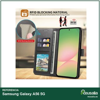 Funda cuero cartera Samsung Galaxy A56 5G