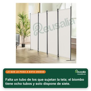 - VEVOR biombo plegable separador privacidad