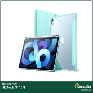JETech funda iPad soporte pencil transparente