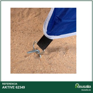 AKTIVE 62349 sombrilla playa grande azul 240cm