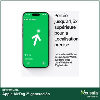 Apple AirTag 2ª generación localizador Bluetooth