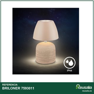 BRILONER lámpara mesa LED recargable táctil