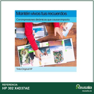 HP 302 X4D37AE cartuchos tinta originales