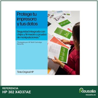 HP 302 X4D37AE cartuchos tinta originales