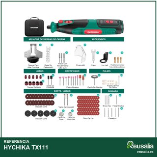 HYCHIKA herramienta rotativa inalámbrica 8V 145