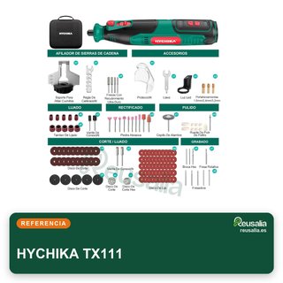 HYCHIKA herramienta rotativa inalámbrica 8V 145