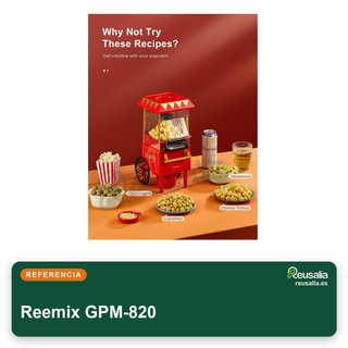 Reemix palomitero retro 1200W saludable