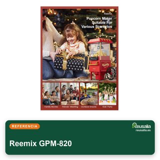 Reemix palomitero retro 1200W saludable