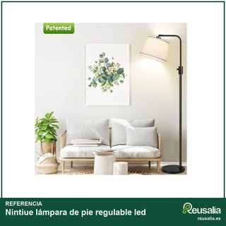 Nintiue lámpara de pie regulable led