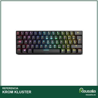 KROM KLUSTER teclado gaming mecánico RGB