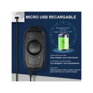 Alarma bicicleta sensor vibración 120dB