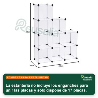 SONGMICS LPC115S scaffale modulare in plastica 9