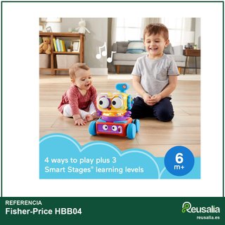 Fisher-Price HBB04 Robot aprendizaje luces sonidos