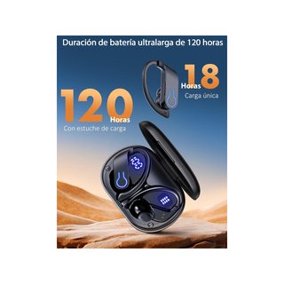 EUQQ Auriculares Bluetooth Sport impermeables