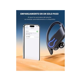 EUQQ Auriculares Bluetooth Sport impermeables