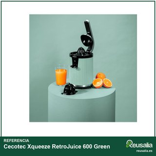 Cecotec Xqueeze RetroJuice 600 Green exprimidor
