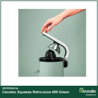 Cecotec Xqueeze RetroJuice 600 Green exprimidor