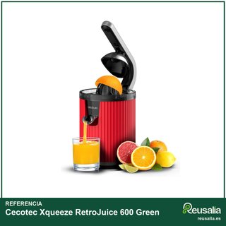 Cecotec Xqueeze RetroJuice 600 Green exprimidor