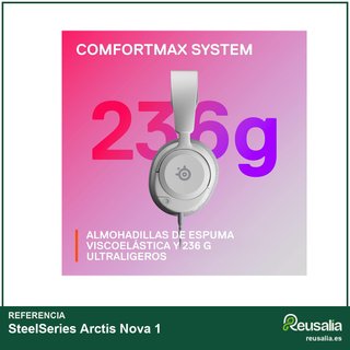 SteelSeries Arctis Nova 1 cascos gaming audio