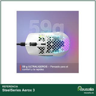 SteelSeries Aerox 3 ratón gaming ultraligero RGB
