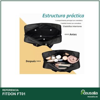 FITDON bolsa de aseo viaje impermeable