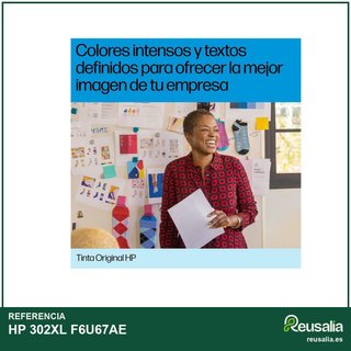 HP 302XL F6U67AE cartucho tinta alta capacidad