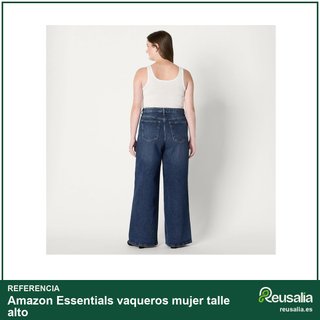 Amazon Essentials vaqueros mujer talle alto