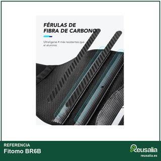 Fitomo faja lumbar soporte ergonómico carbono