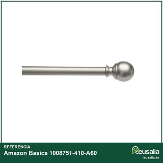 Amazon Basics barra cortina extensible níquel