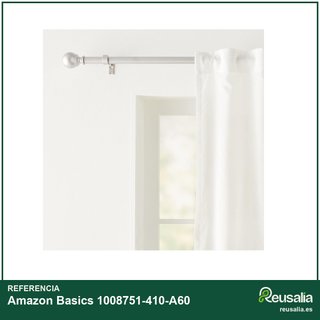 Amazon Basics barra cortina extensible níquel