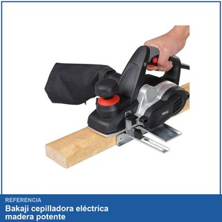 Bakaji cepilladora eléctrica madera potente