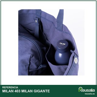 MILAN bolso tote bag grande azul marino
