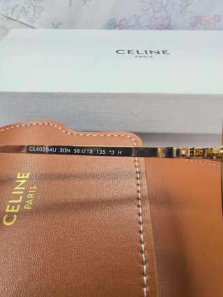Gafas de sol Celine Cuadradas Doradas